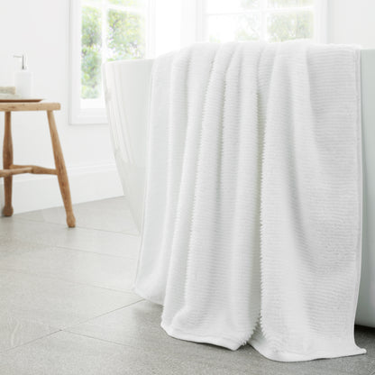 Bianca Soft Zero Twist Spa Bath Towels - White