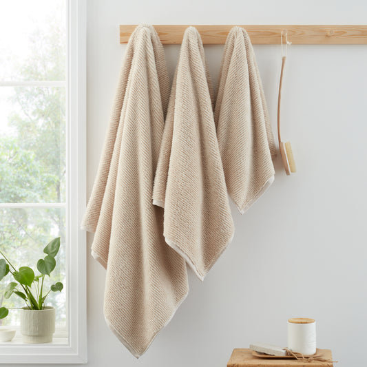 Bianca Soft Zero Twist Spa Bath Towels - Natural