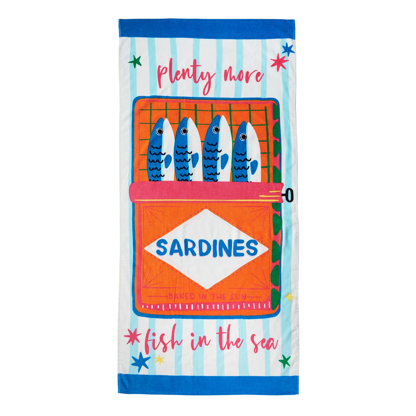 Catherine Lansfield Sardines Beach Towel