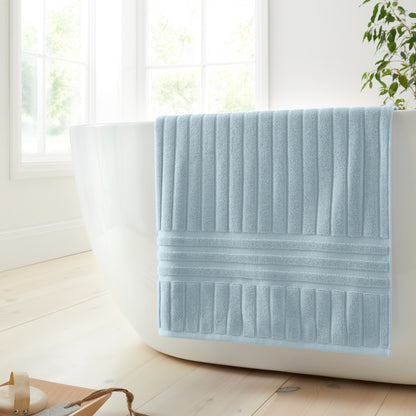 Bianca Hotel Bath Towels - Blue
