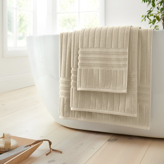 Bianca Hotel Bath Towels - Natural