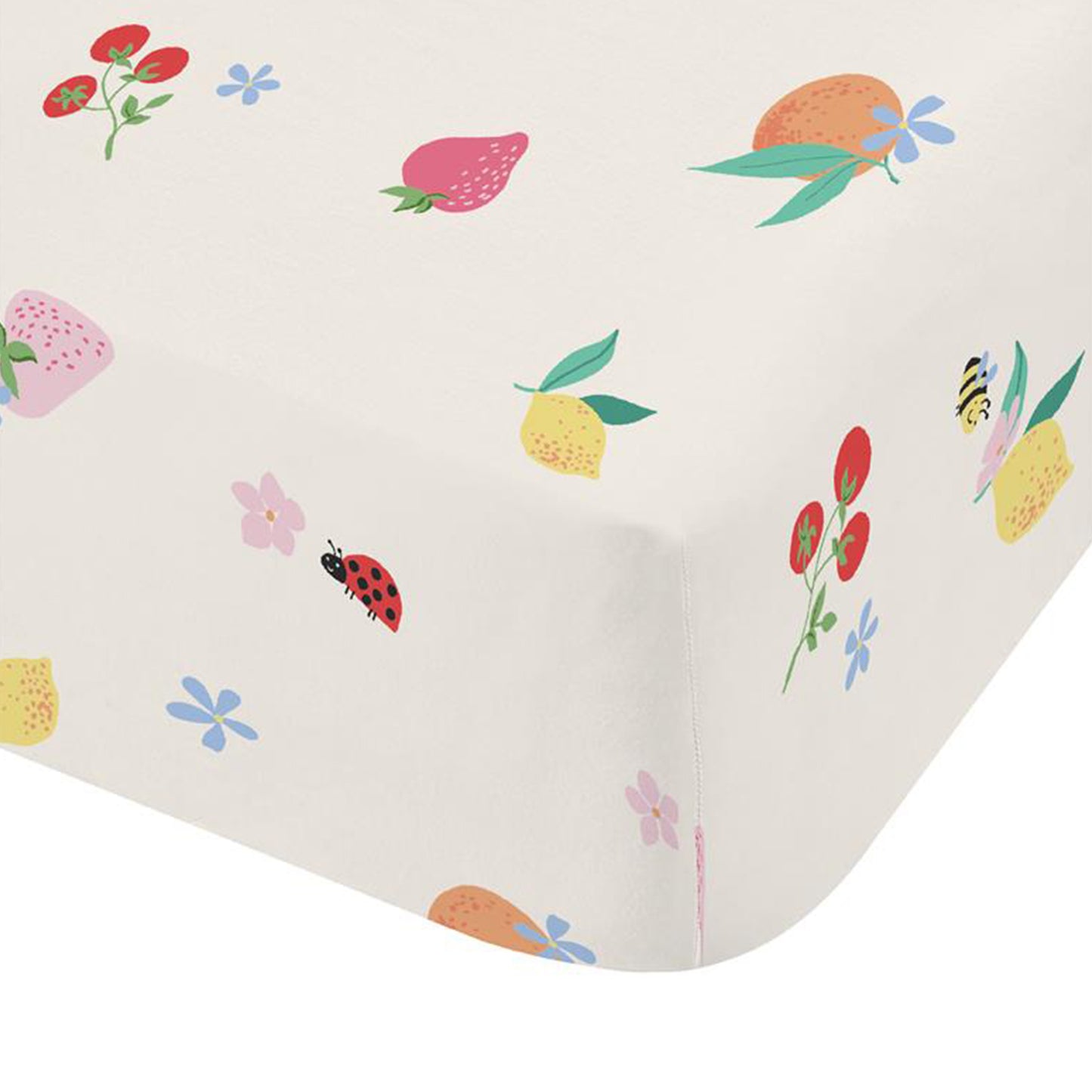 Catherine Lansfield Fruity Friends Fitted Sheet