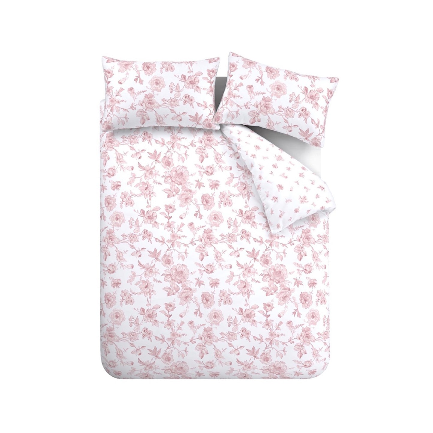 Catherine Lansfield Mirabelle Duvet Cover Set - Pink