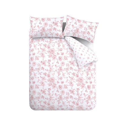 Catherine Lansfield Mirabelle Duvet Cover Set - Pink