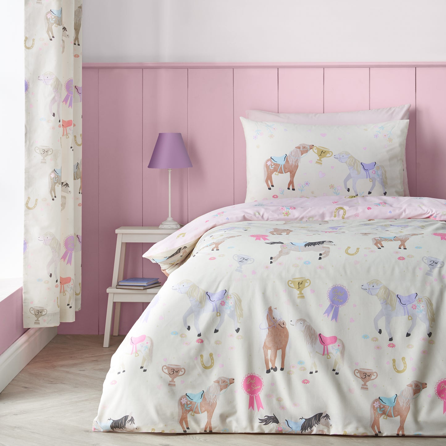 Catherine Lansfield Happy Horses Duvet Cover Set