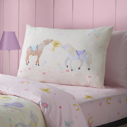 Catherine Lansfield Happy Horses Fitted Sheet