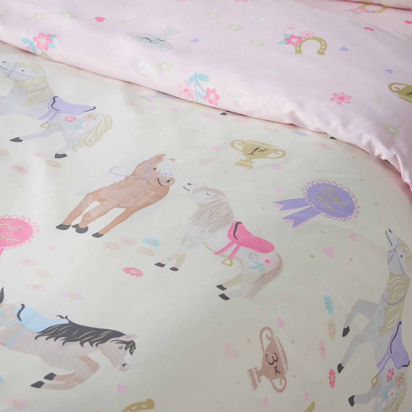 Catherine Lansfield Happy Horses Duvet Cover Set