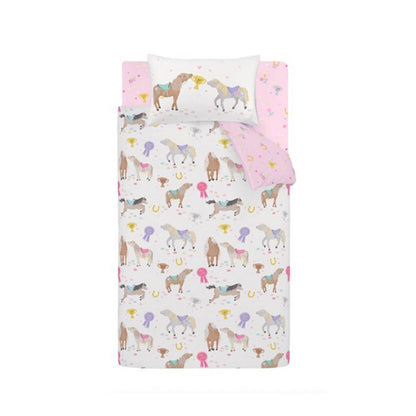 Catherine Lansfield Happy Horses Duvet Cover Set