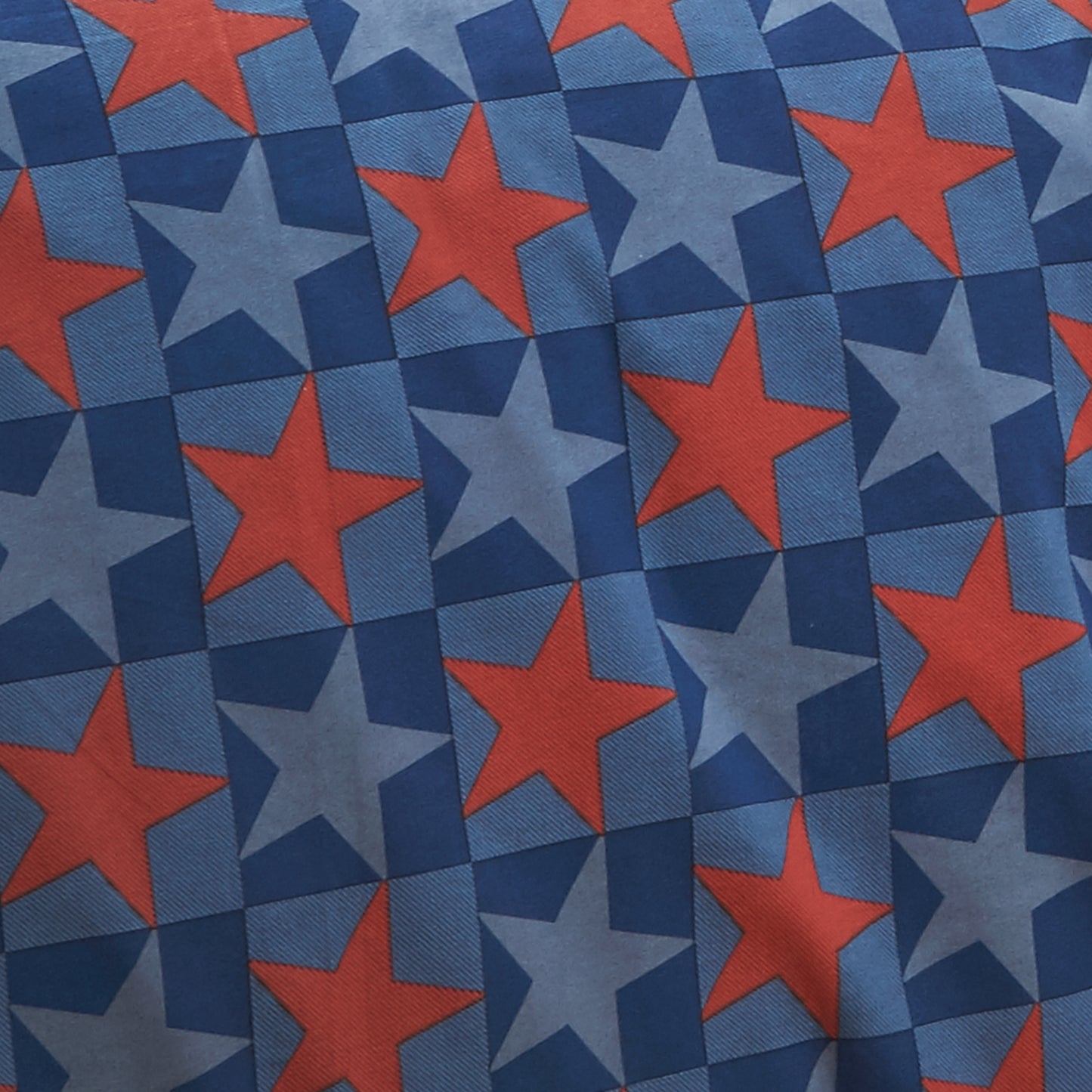 Catherine Lansfield Stars And Check Fitted Sheet
