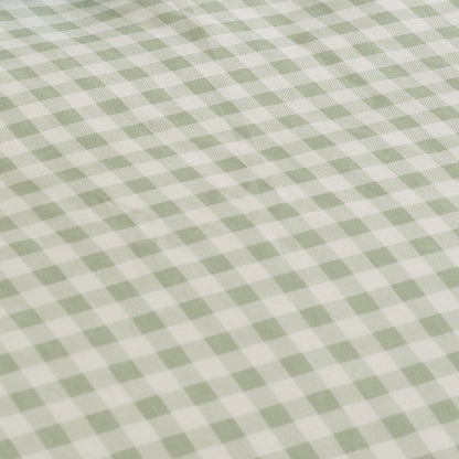Catherine Lansfield Bamford Gingham Check Fitted Sheet - Green