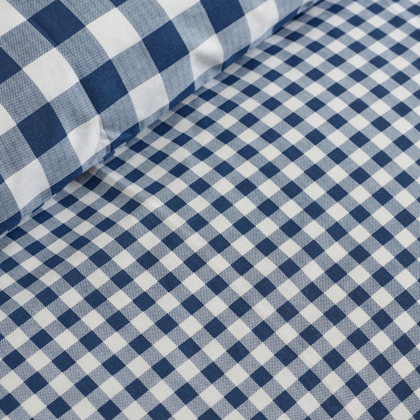 Catherine Lansfield Bamford Gingham Check Duvet Cover Set - Navy