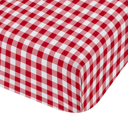 Catherine Lansfield Bamford Gingham Check Fitted Sheet - Red