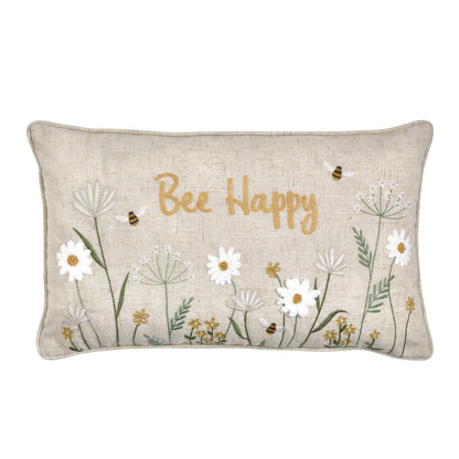 Catherine Lansfield Bee Happy Filled Cushion