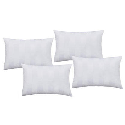 Catherine Lansfield So Soft Satin Stripe Fitted Sheet - White