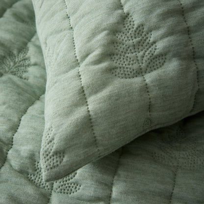 Pineapple Elephant Tamba Leaf Duvet Cover Set - Green
