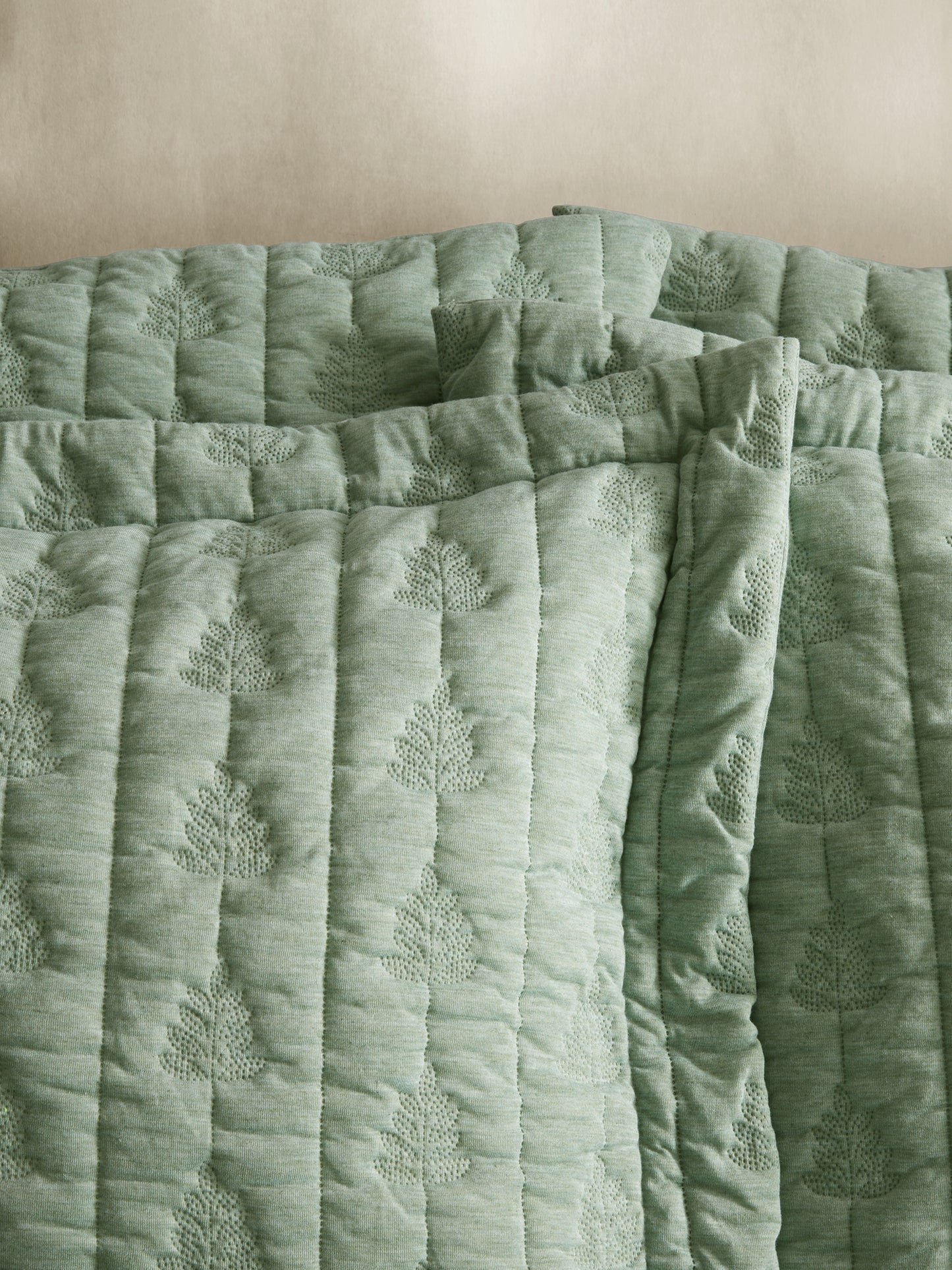 Pineapple Elephant Tamba Leaf Duvet Cover Set - Green