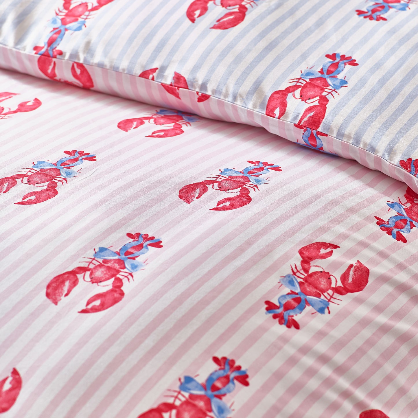Sassy B Lobster Stripe Duvet Cover Set