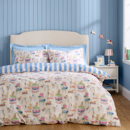 Cath Kidston Hackney Dogs Duvet Cover Set - Blue