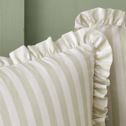 Cath Kidston Canopy Stripe Fitted Sheet - Green