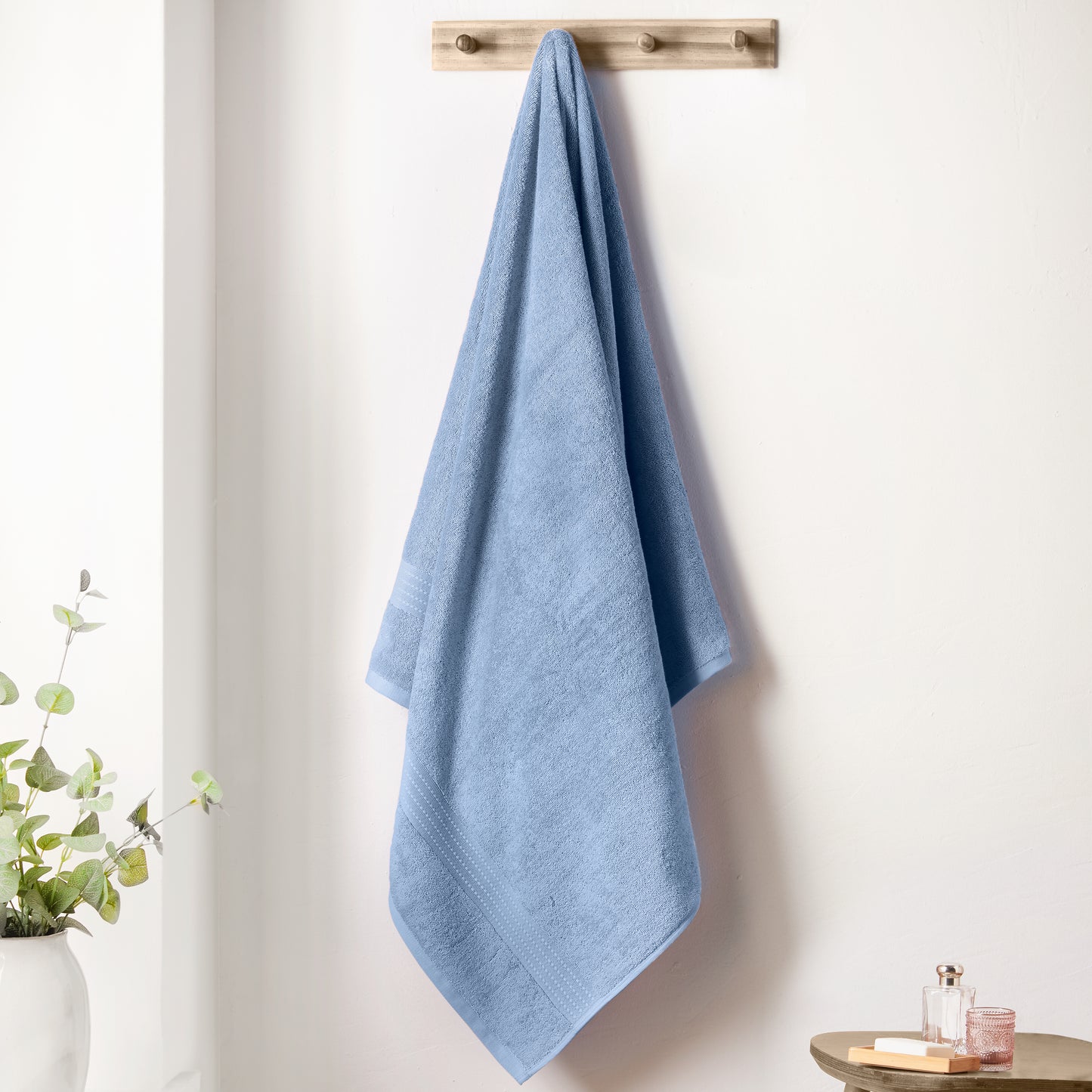 Bianca Supima Cotton Bath Towels - Blue