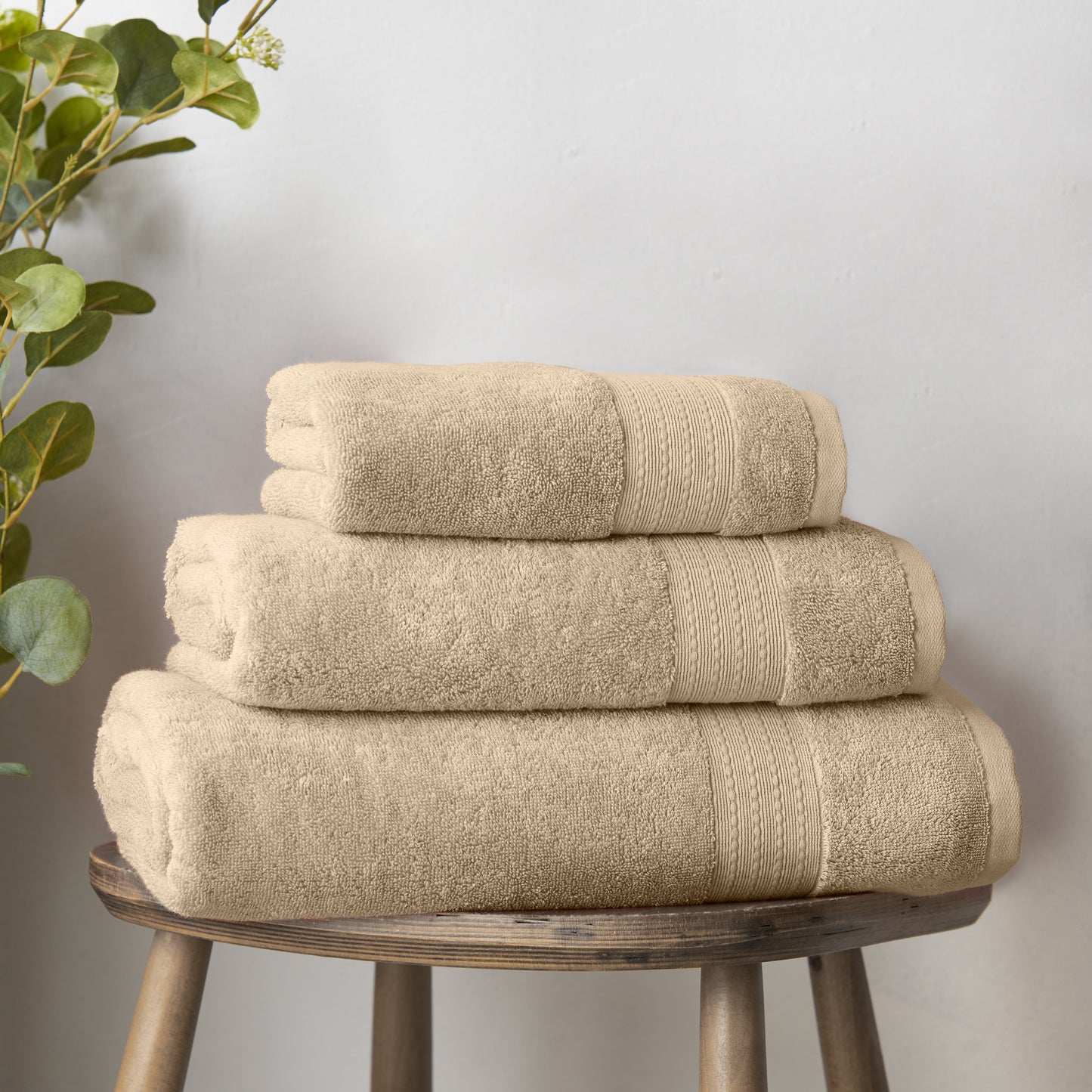 Bianca Supima Cotton Bath Towels - Natural