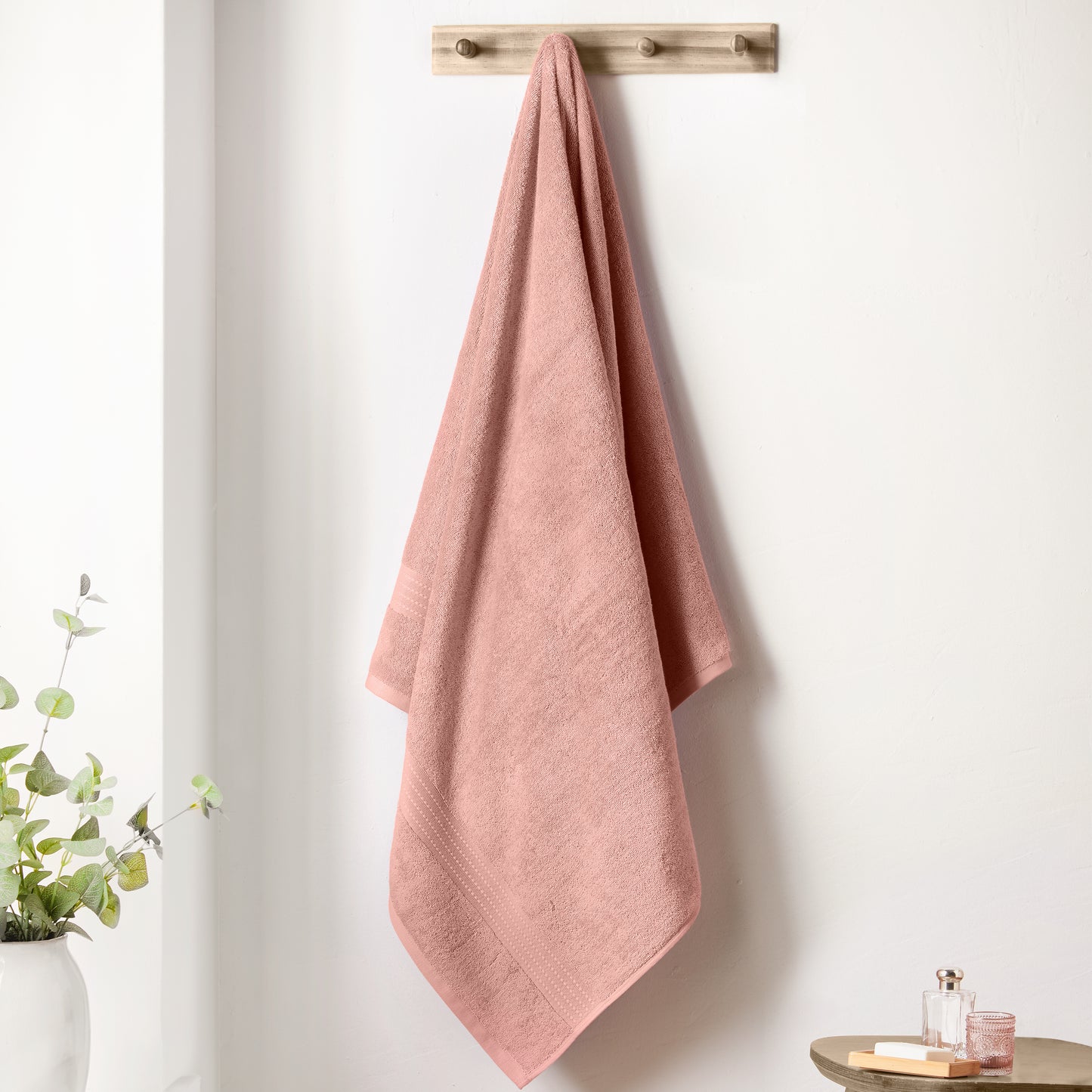 Bianca Supima Cotton Bath Towels - Pink