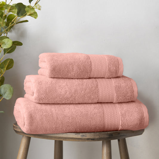 Bianca Supima Cotton Bath Towels - Pink