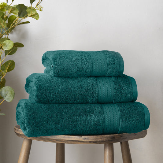 Bianca Supima Cotton Bath Towels - Teal