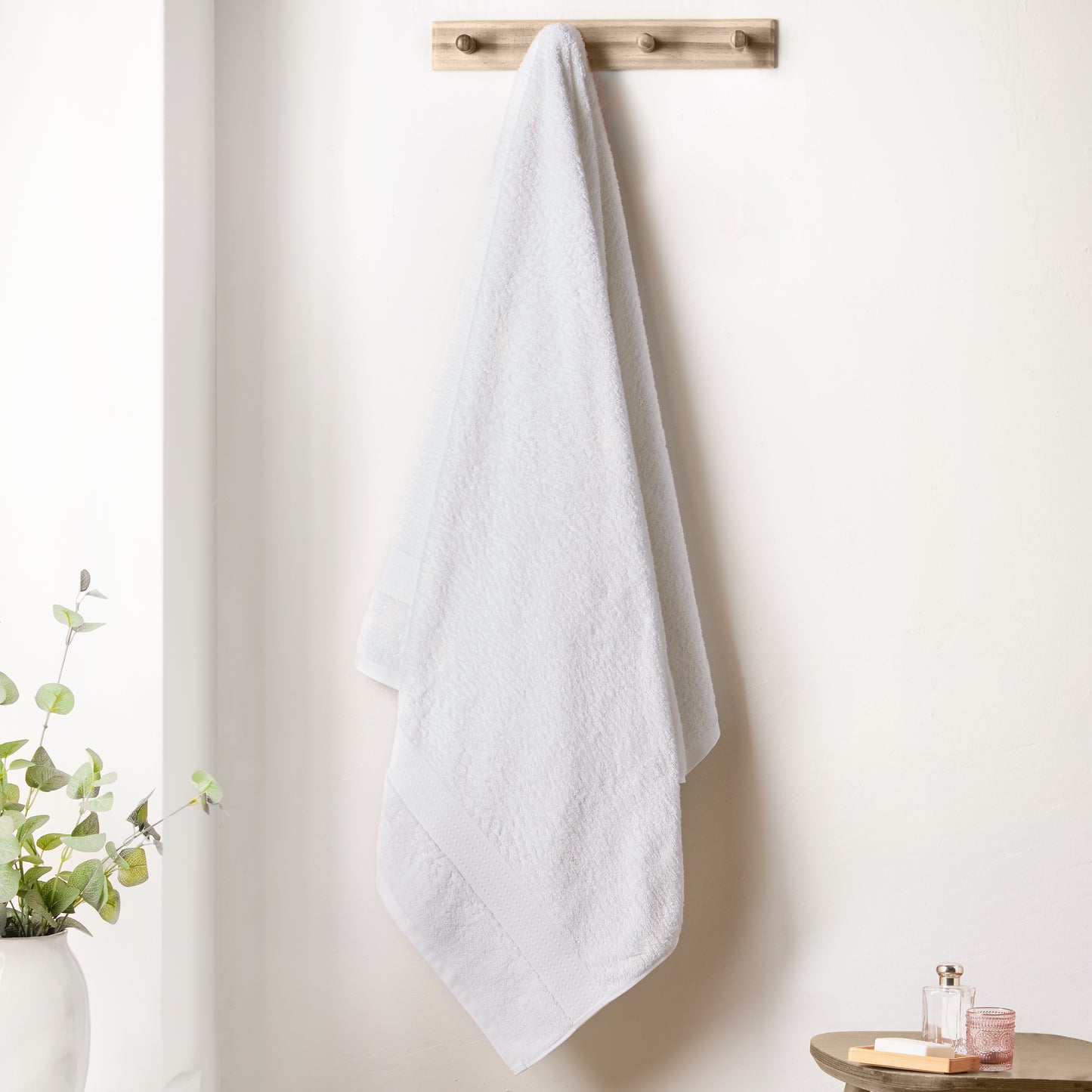 Bianca Supima Cotton Bath Towels - White