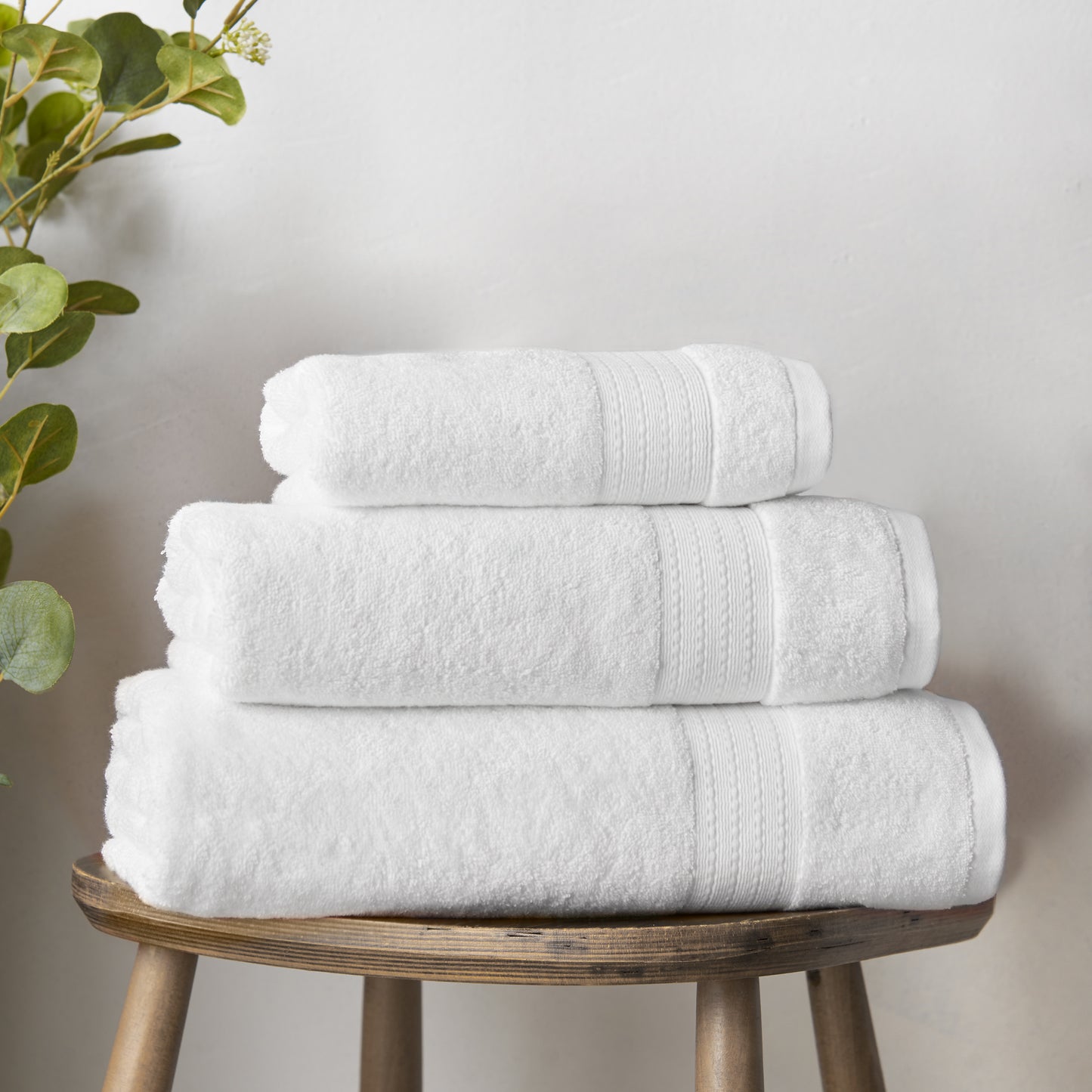 Bianca Supima Cotton Bath Towels - White