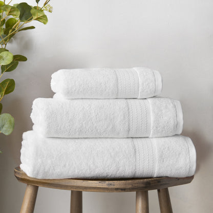 Bianca Supima Cotton Bath Towels - White