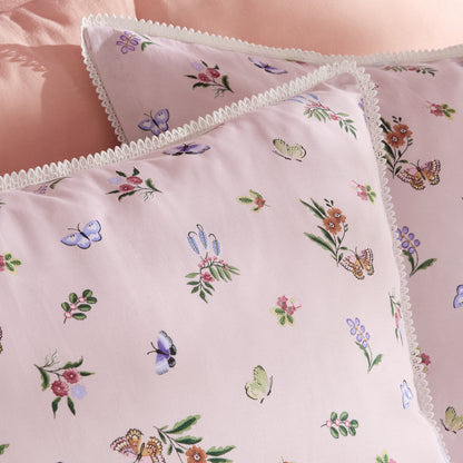 Cath Kidston Flutter Floral Duvet Cover Set - Pink