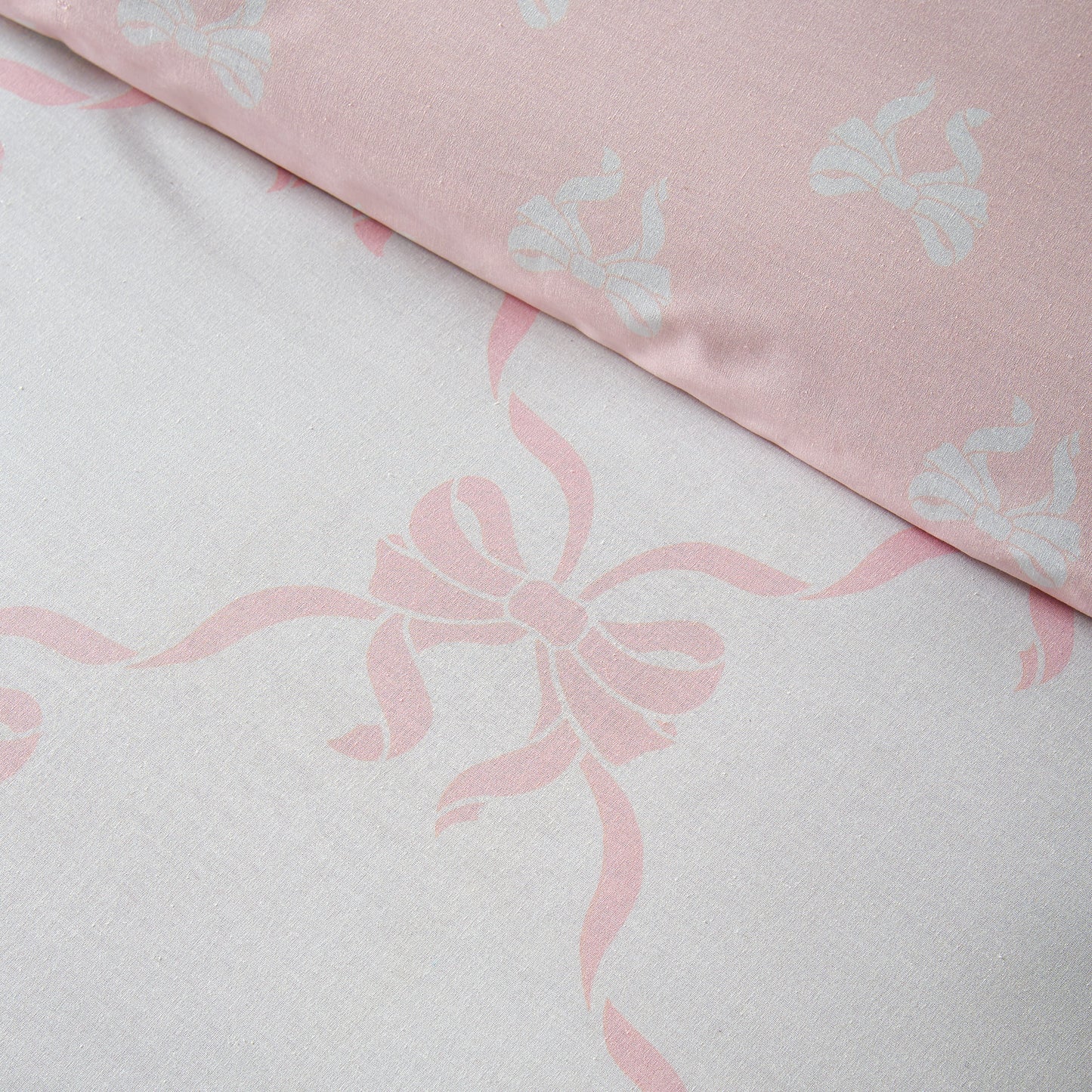 Catherine Lansfield Pretty Bows Duvet Cover Set - Pink