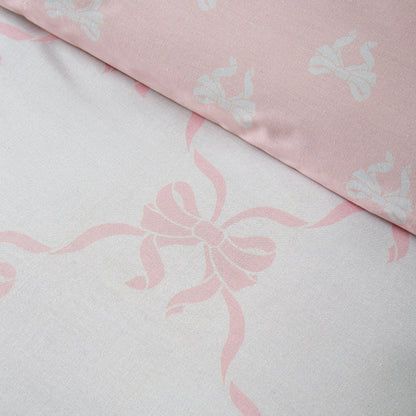 Catherine Lansfield Pretty Bows Duvet Cover Set - Pink