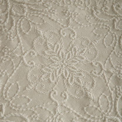 Catherine Lansfield Amelia Jacquard Duvet Cover Set - Cream
