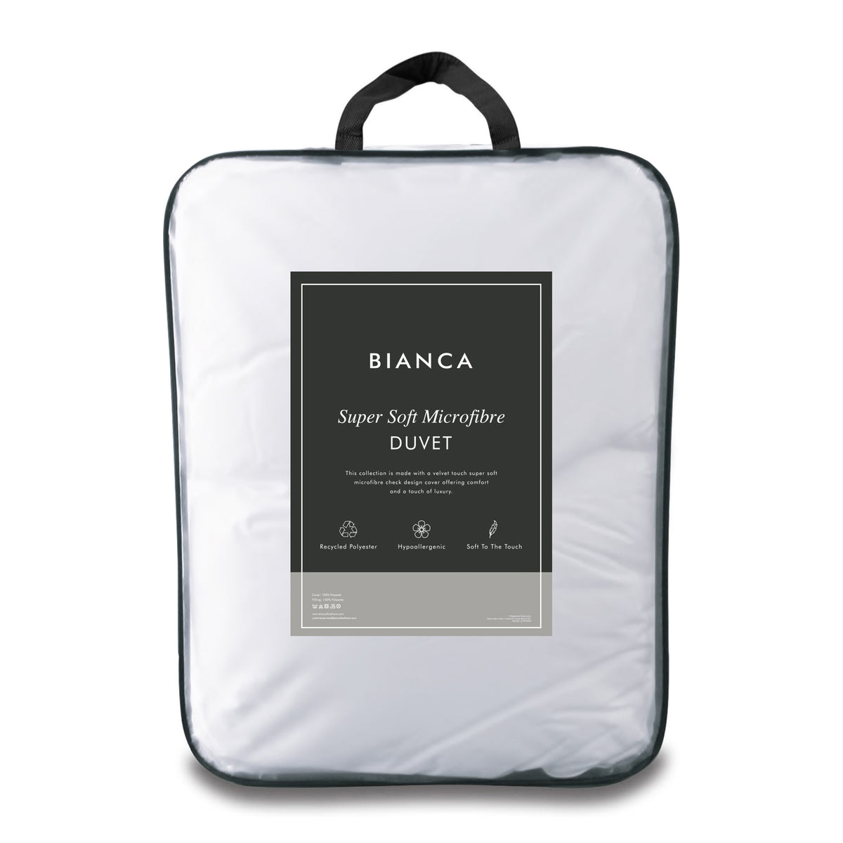 Bianca Super Soft Microfibre Duvet 4.5 Tog
