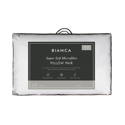 Bianca Super Soft Microfibre Pillows (Pair)