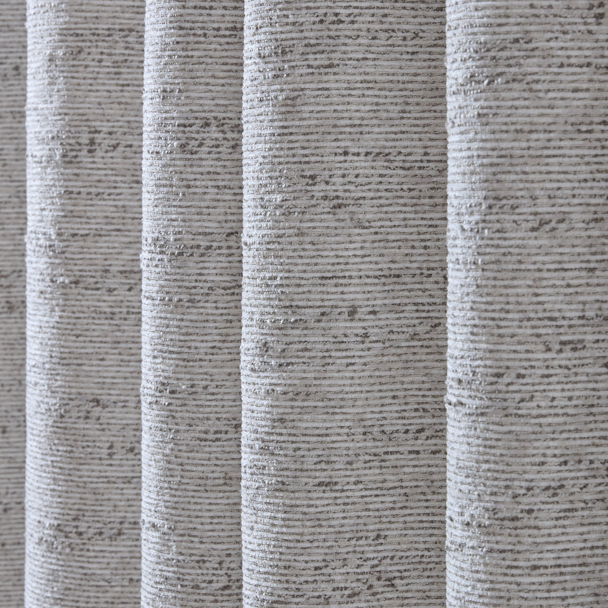 Catherine Lansfield Chunky Boucle Eyelet Curtains - Cream