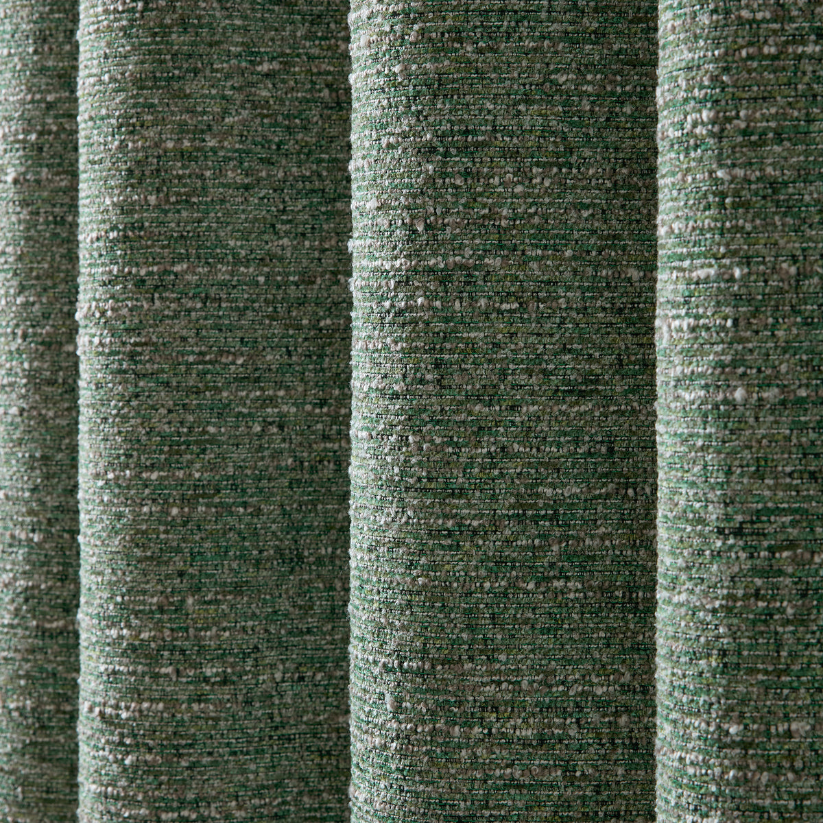 Catherine Lansfield Chunky Boucle Eyelet Curtains - Green