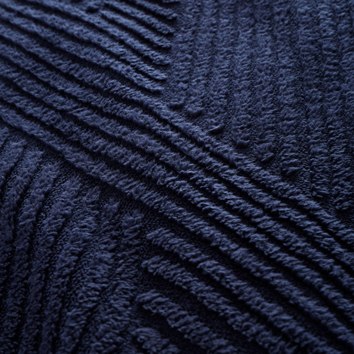 Catherine Lansfield Super Thermal Throw Bedspread - Navy
