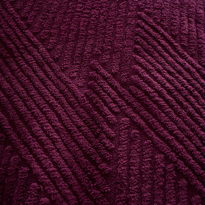 Catherine Lansfield Super Thermal Throw Bedspread - Plum