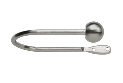 Neo Ball Metal Curtain Holdbacks (Pair) - Stainless Steel