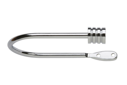 Neo Stud Metal Curtain Holdbacks (Pair) - Chrome