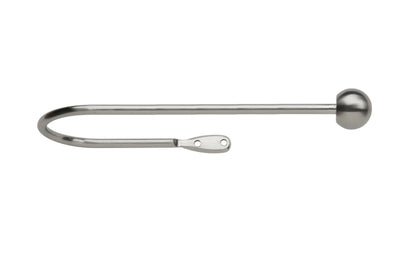 Neo Ball Large Metal Curtain Holdbacks (Pair) - Stainless Steel