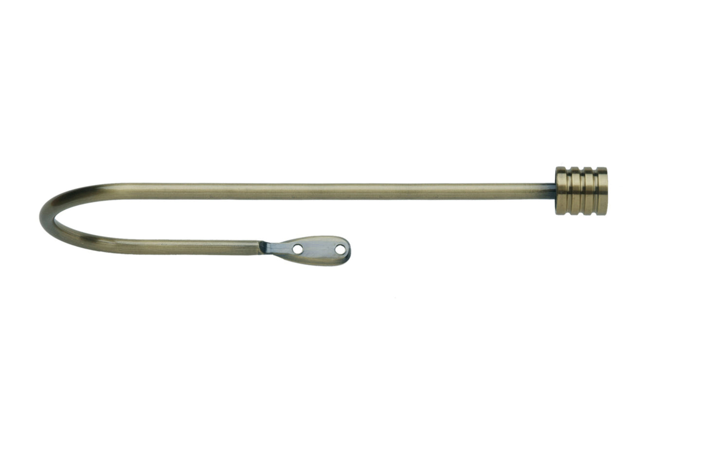 Neo Stud Large Metal Curtain Holdbacks (Pair) - Spun Brass