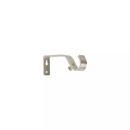 Speedy Ball 10/13mm Extendable Metal Curtain Pole - Satin Silver