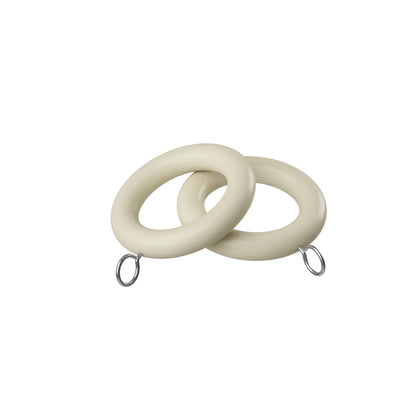 Speedy Woodland 28mm Wooden Curtain Pole - Cream