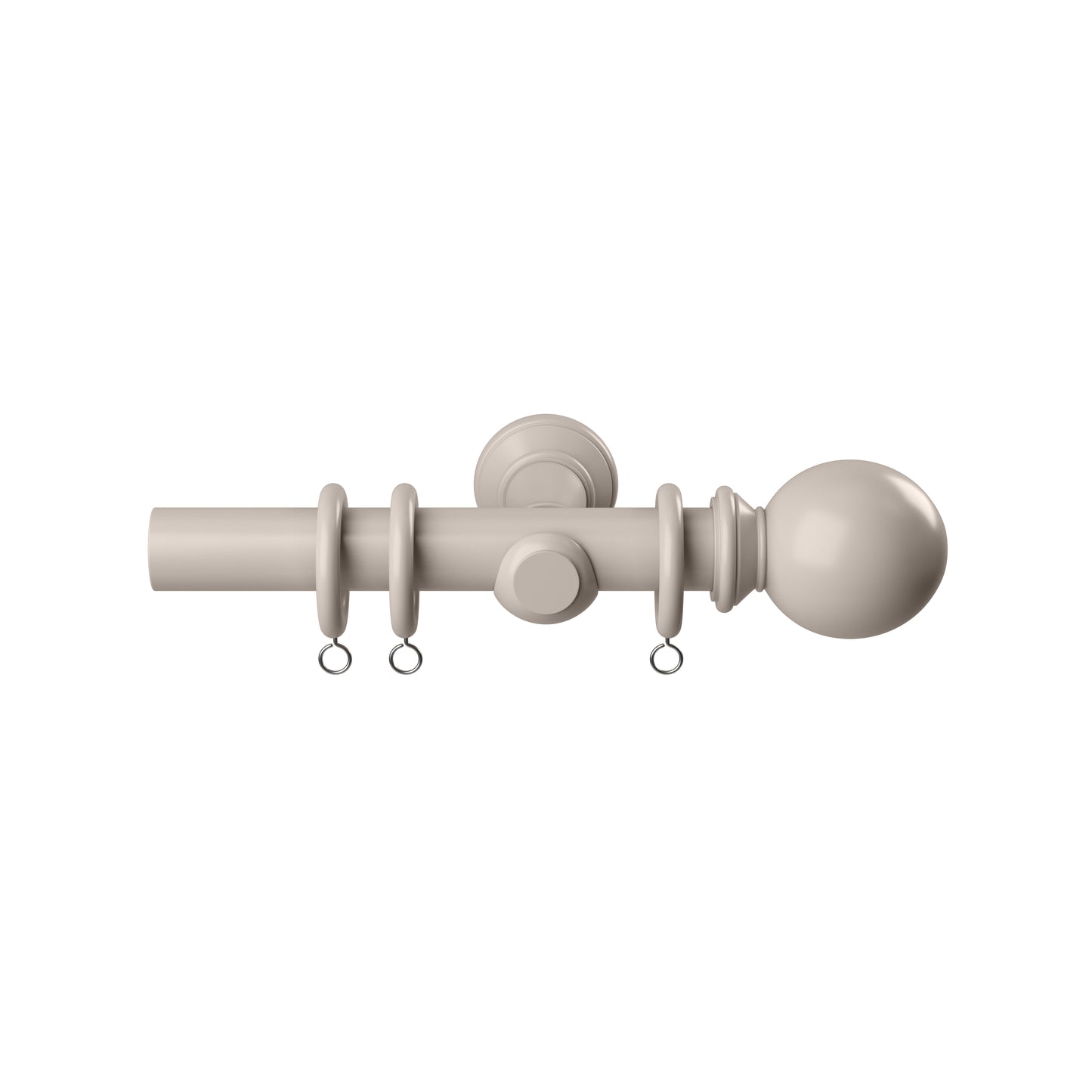 Speedy Woodland 28mm Wooden Curtain Pole - Grey