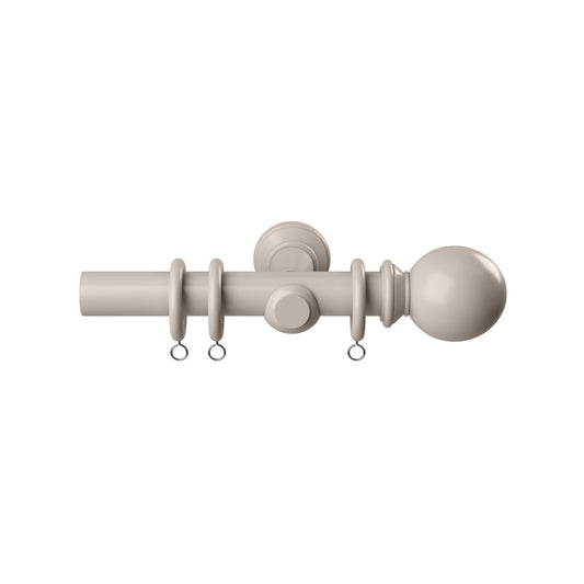 Speedy Woodland 28mm Wooden Curtain Pole - Grey