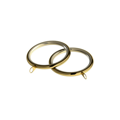Speedy Nikola 28mm Metal Curtain Pole - Bright Brass